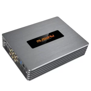 8 Channel DSP with 4 Channel D amplifier 4 x 100/135  Watts  @ 4/2 Ohms, 270  Watts x 2 @4 Ohm Bridged