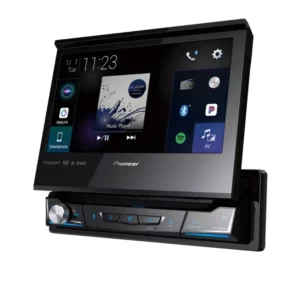 6.8" Motorized Single-Din Av Receiver 50W X4/ 6x RCA Hevolt / CP / AA / Alexa / Maestro - Image 7