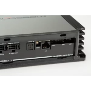 8 CHANNEL CLASS D AMPLIFIER W/ 10-CHANNEL DSP4 X 50W @4Ω (NOT BRIDGEABLE) + 4 X 80W @4Ω OR 2 X 210W @4Ω - Image 2
