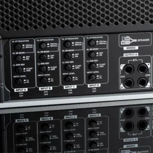 8 CHANNEL CLASS AB AMPLIFIER(STEREO 4Ω: 4 X 90W CH1-4 + 4 X 170W CH5-8; STEREO 2Ω: 4 X 115W CH1-4+ 4 X 220W CH5-8; BRIDGED 4Ω: 2 X 230W CH1-4 + 2 X 440W CH5-8;PRE-OUT: 4X PRE-OUT 8V CH9-12) - Image 5