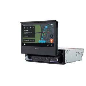 6.8" Motorized Single-Din Av Receiver 50W X4/ 6x RCA Hevolt / CP / AA / Alexa / Maestro - Image 4