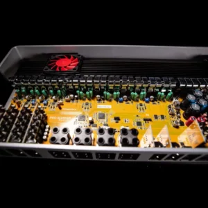 8 CHANNEL CLASS AB AMPLIFIER(STEREO 4Ω: 4 X 90W CH1-4 + 4 X 170W CH5-8; STEREO 2Ω: 4 X 115W CH1-4+ 4 X 220W CH5-8; BRIDGED 4Ω: 2 X 230W CH1-4 + 2 X 440W CH5-8;PRE-OUT: 4X PRE-OUT 8V CH9-12) - Image 7